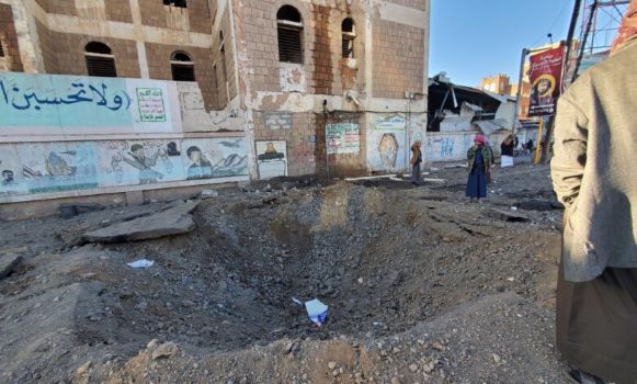 طيران التحالف يواصل غاراته على العاصمة صنعاء وهذه هي المواقع المستهدفة