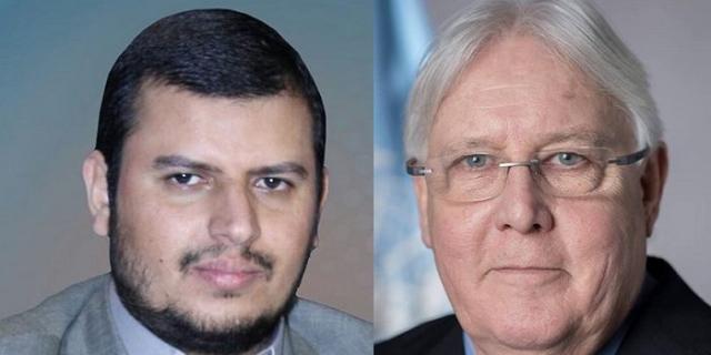 المبعوث الأممي إلى اليمن يصل صنعاء ويلتقي بزعيم جماعة الحوثيين