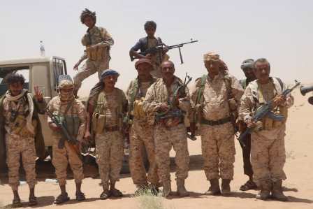  القوات الحكومية تعلن سيطرتها على مواقع استراتيجية في محافظة الجوف