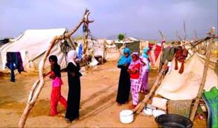الحوثيون يكشفون عن اربعة ملايين نازح يعيشون أوضاعاً صعبة