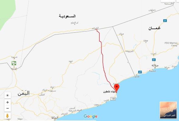 تمهيداً لمد أنبوب النفط.. قوات سعودية تغلق ميناء نشطون بمحافظة المهرة اليمنية