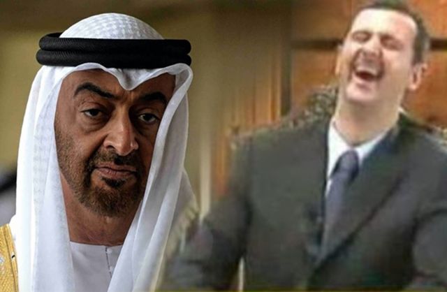 بشار الأسد ومحمد بن زايد