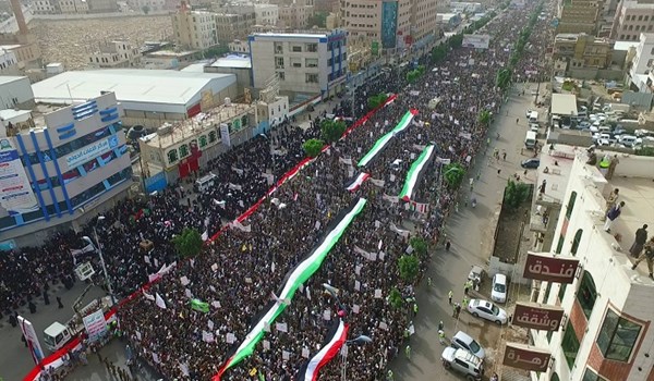 مسيرات جماهيرية حاشدة في صنعاء ومحافظات يمنية إحياء ليوم القدس